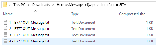 Download results as zip